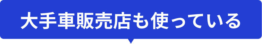 大手車販売店も使っている