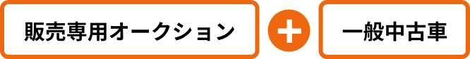 販売専用オークション＋一般中古車