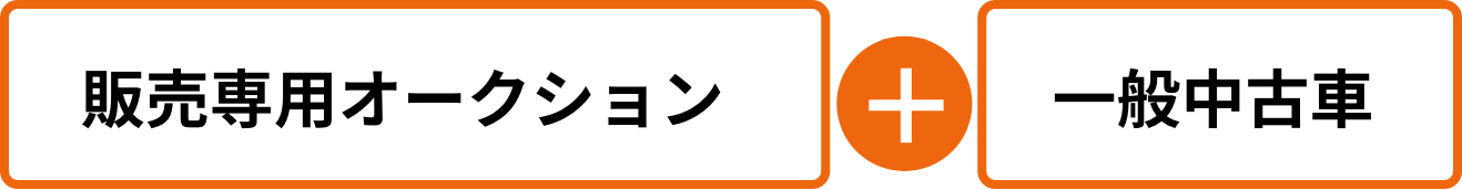 販売専用オークション＋一般中古車